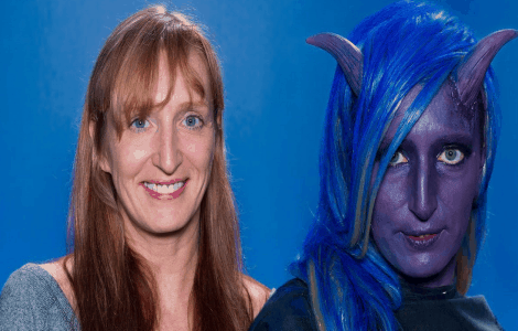 EverQuest Next Dark Elf Halloween Make-up Tutorial