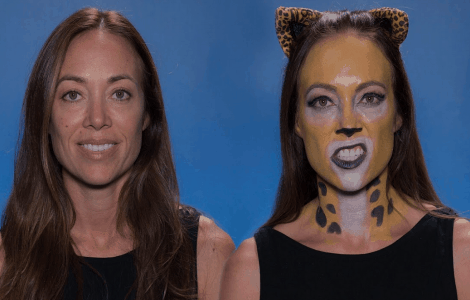 DC Universe Online Player-Inspired Leopard Hero Halloween Make-up Tutorial Video